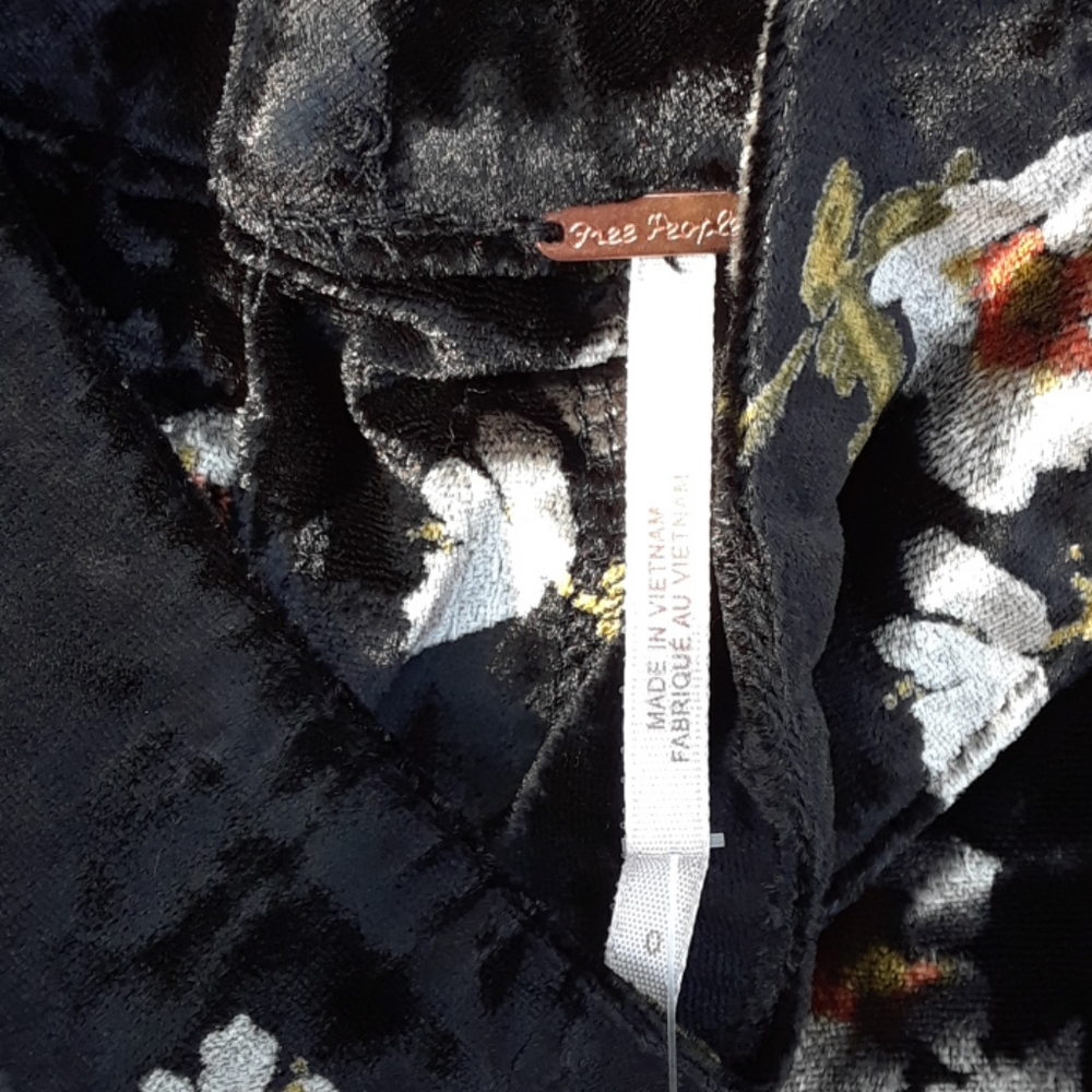 Free People Be My Baby Velvet Skater Mini Dress - Picture 9 of 12